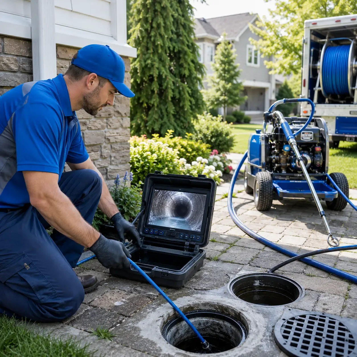 Outdoor drain cleaning professionals serving Burlington, WV