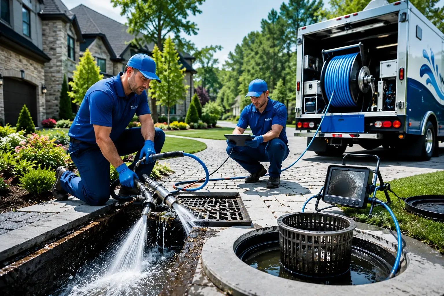 Local outdoor drain cleaning professionals in Burlington, WV